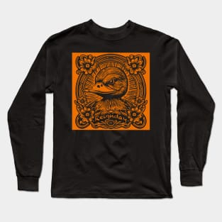 Duck and flowers Long Sleeve T-Shirt